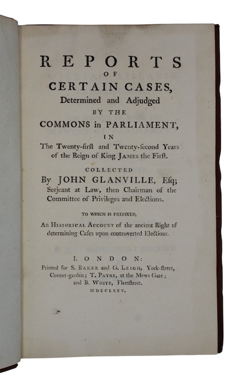Photo of "Reports of certain cases, Determined ..."