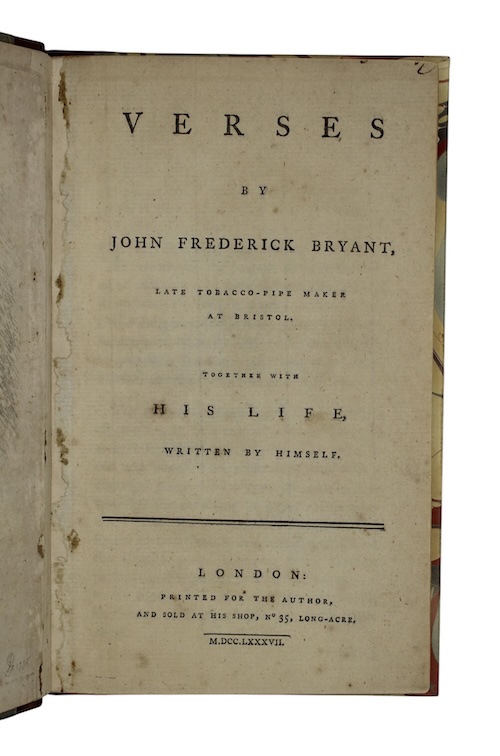 Photo of "Verses by john frederick bryant, ..."