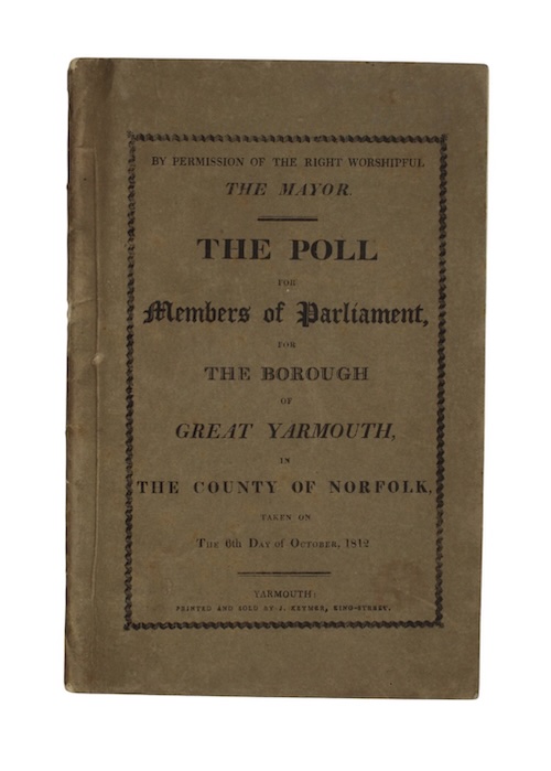 Photo of "The poll book for Member ..."