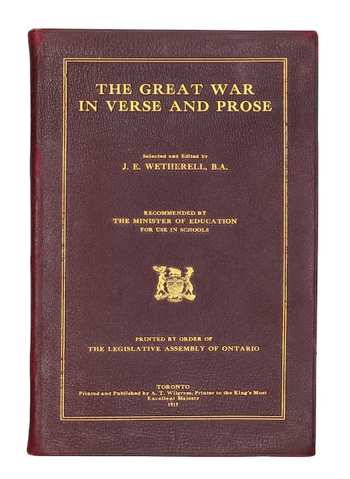 Photo of "The Great War in verse ..."