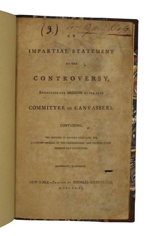 Photo of "An impartial statement of the ..."