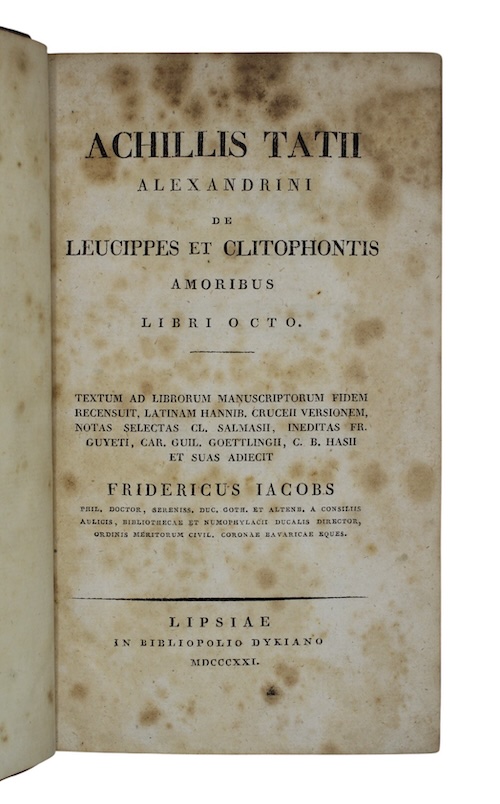 Photo of "Achillis tatii alexandrini de leucippes ..."