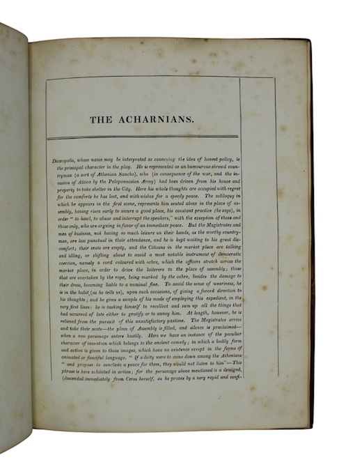 Photo of "[Drop-head title:] The acharnians"