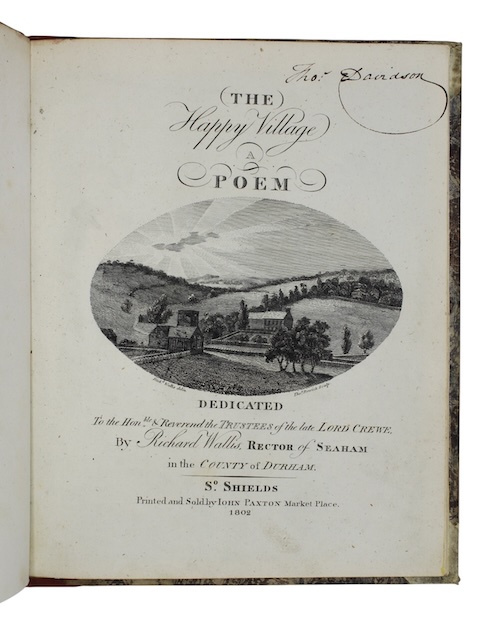 Photo of "The Happy Village. A Poem. ..."