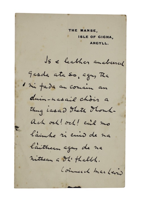 Photo of "[An A.L.S. in the hand ..."