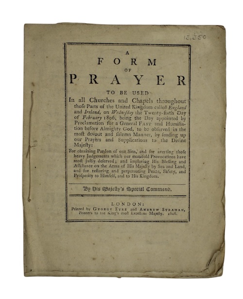 Photo of "A form of prayer to ..."