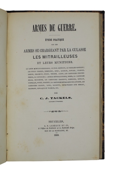 Photo of "Armes de guerre. Etude pratique ..."