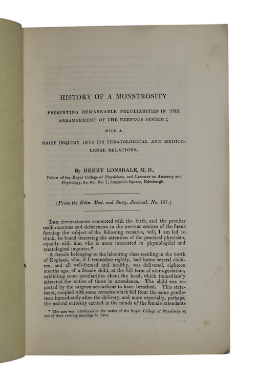 Photo of "History of a monstrosity presenting ..."