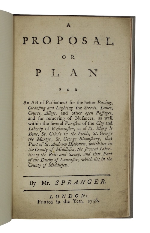 Photo of "A proposal or plan for ..."