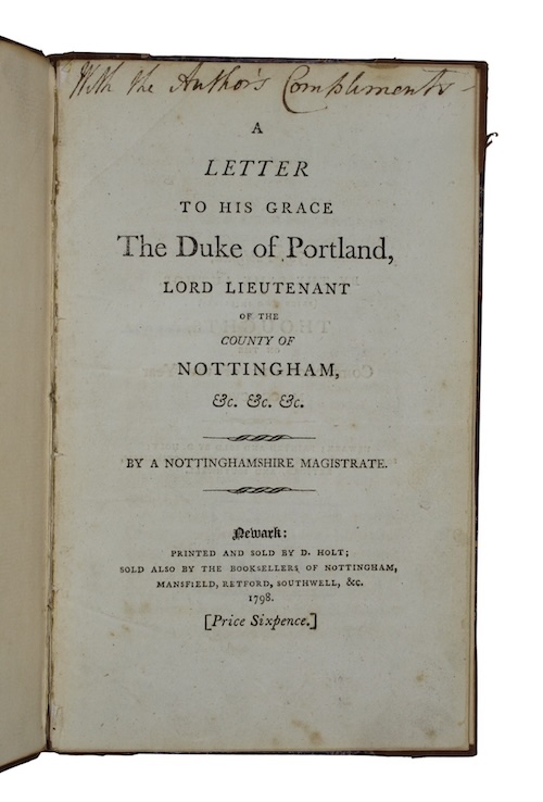 Photo of "A letter to his grace ..."