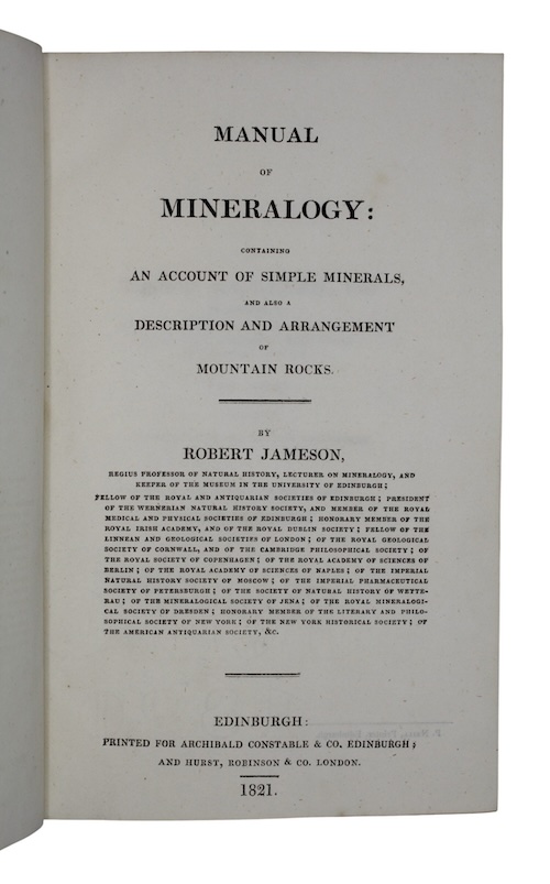 Photo of "Manual of mineralogy: containing an ..."