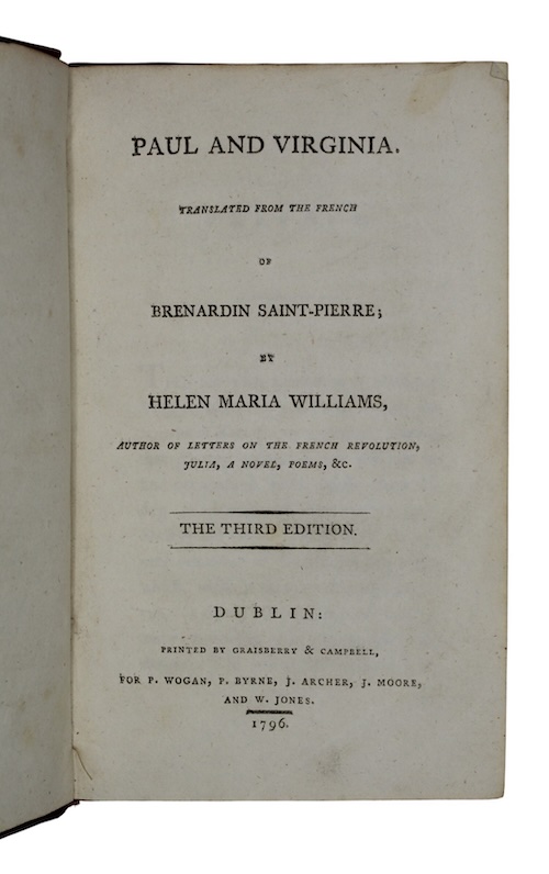 Photo of "Paul and virginia. Translated from ..."
