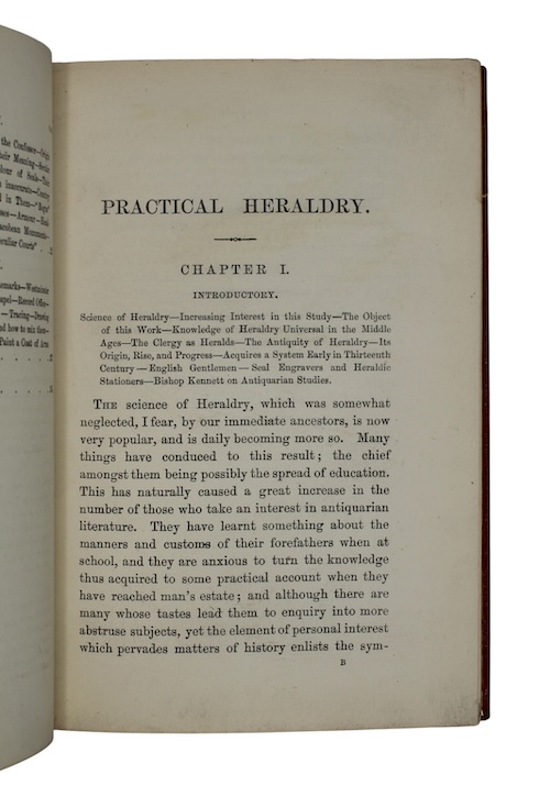 Photo of "Practical heraldry or The Epitome ..."