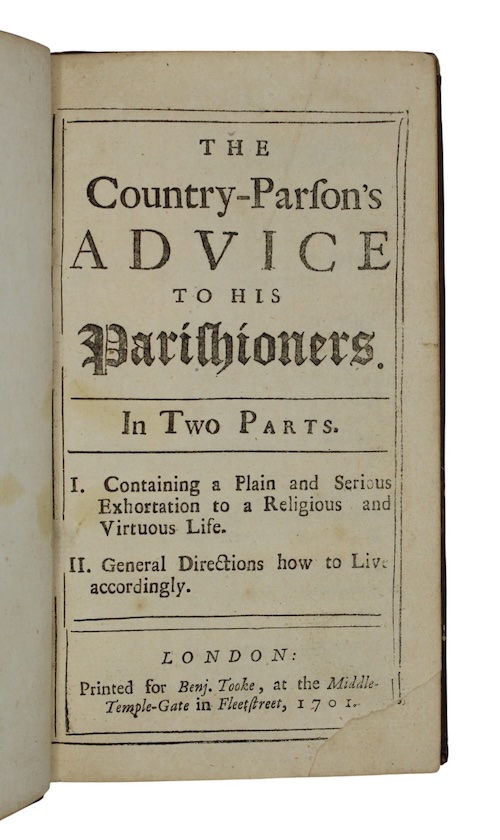 Photo of "The Country-Parson's advice to his ..."