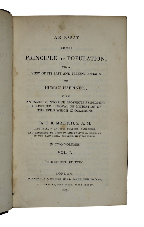 Photo of "An essay on the principle ..."