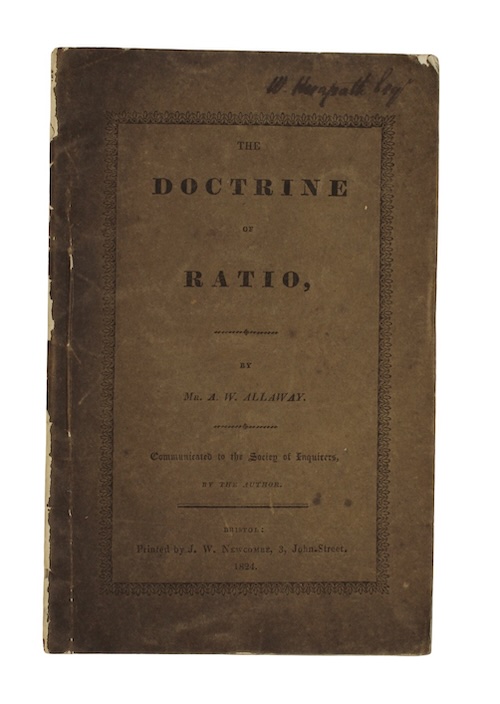 Photo of "The doctrine of ratio"