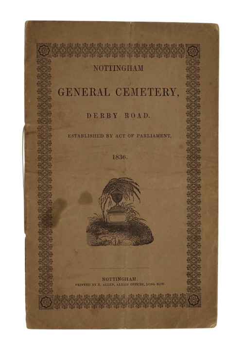 Photo of "Nottingham general cemetery, derby road. ..."