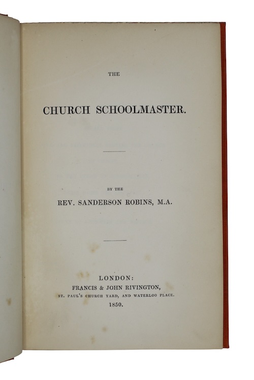 Photo of "The church schoolmaster"