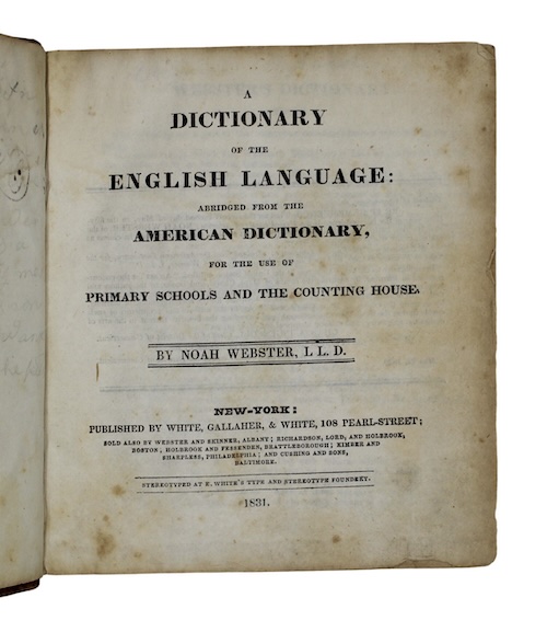 Photo of "A dictionary of the english ..."
