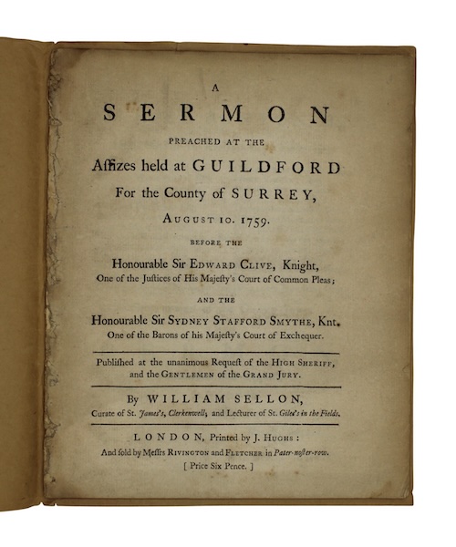 Photo of "A sermon preached at the ..."