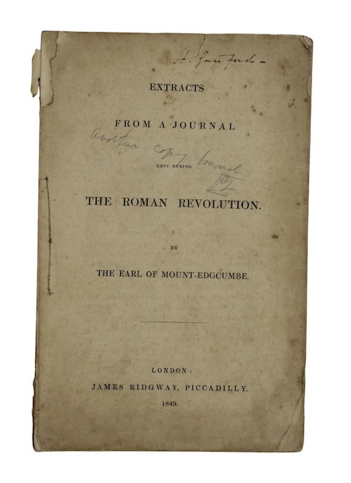 Photo of "Extracts from a journal kept ..."