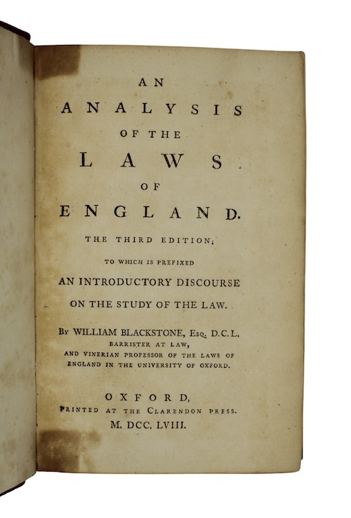 Photo of "An analysis of the laws ..."