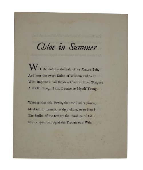 Photo of "[Drop-head title:] Chloe in Summer"