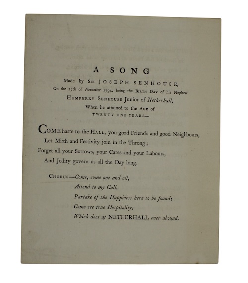 Photo of "[Drop-head title:] A Song Made ..."