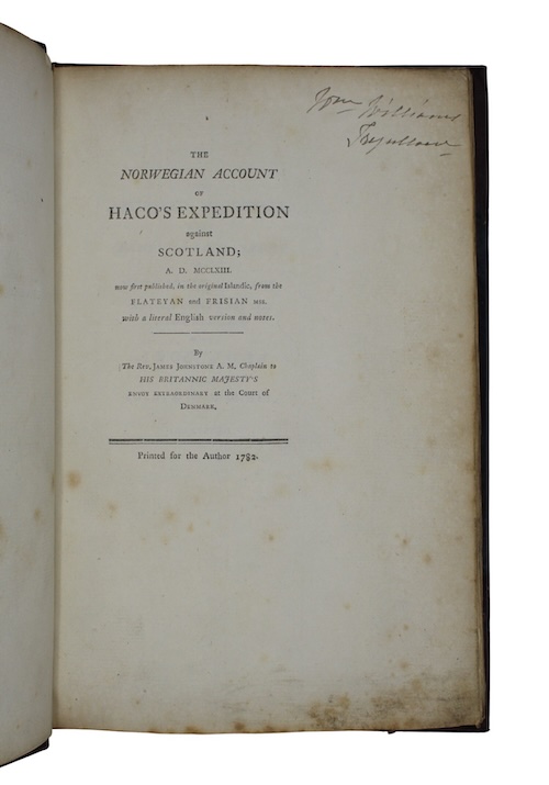 Photo of "The Norwegian account of haco's ..."