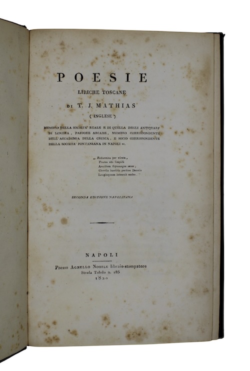 Photo of "Poesie liriche toscane"