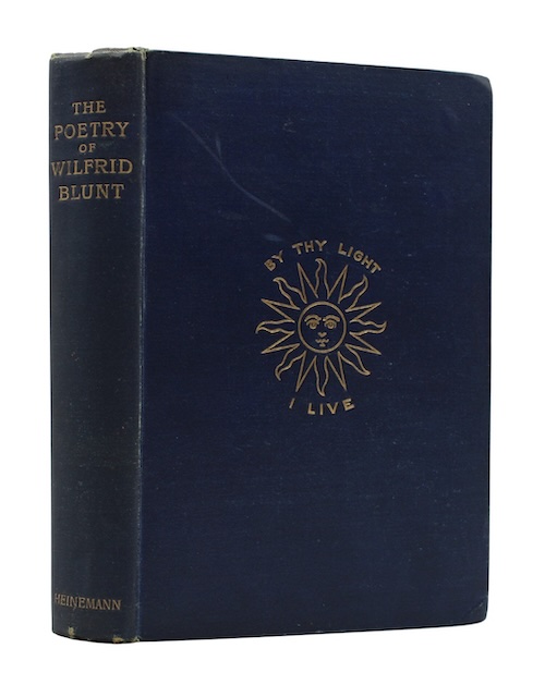 Photo of "The poetry of wilfrid blunt."