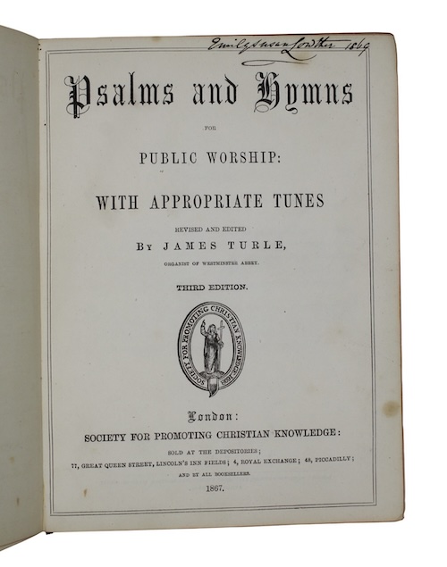 Photo of "Psalms and Hymns for public ..."