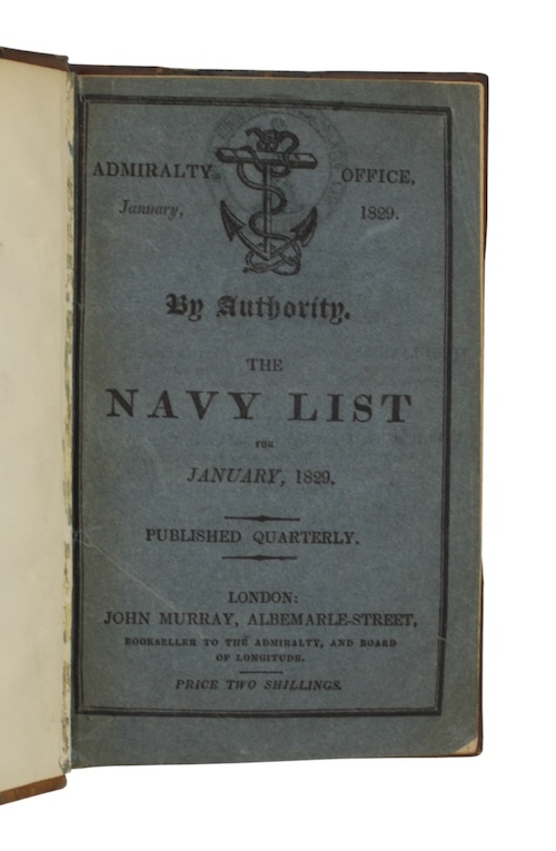 Photo of "By Authority. The navy list ..."
