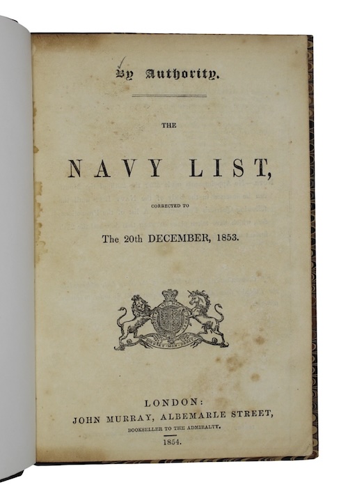 Photo of "By Authority. The navy list, ..."