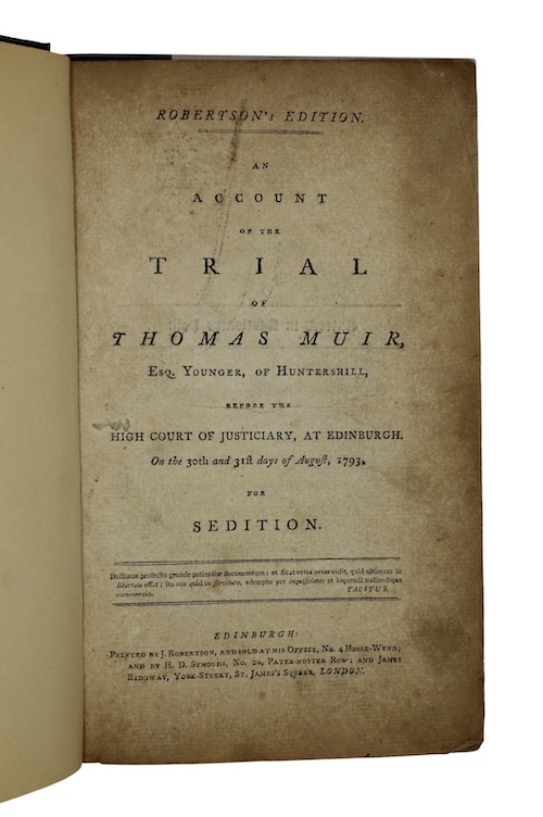 Photo of "Robertson's Edition. An account of ..."