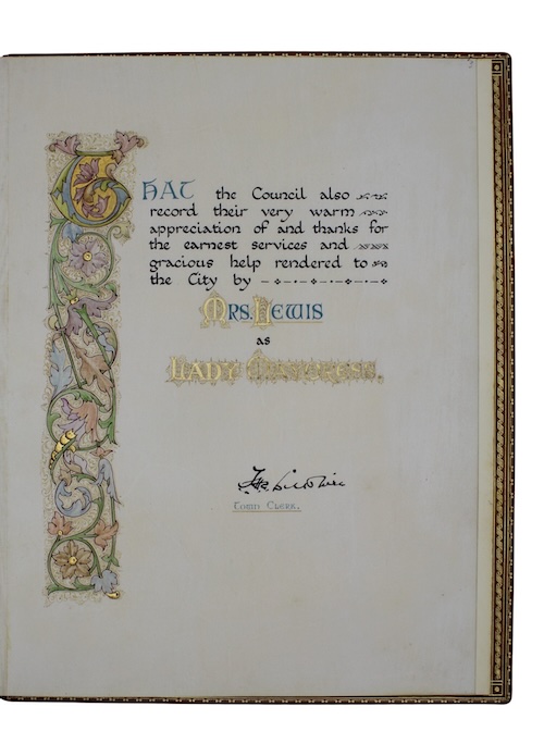 Photo of "[Memorial manuscript presented to the ..."