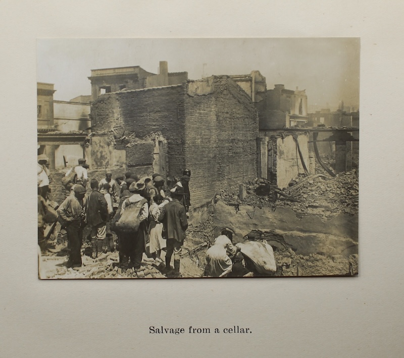 Photo of "[Cover title: Salonika fire, 18-19th ..."