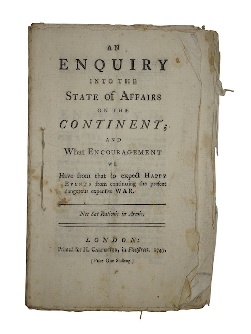 Photo of "An enquiry into the State ..."