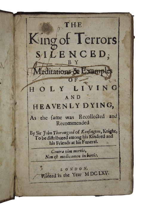 Photo of "The King of Terrors silenced; ..."