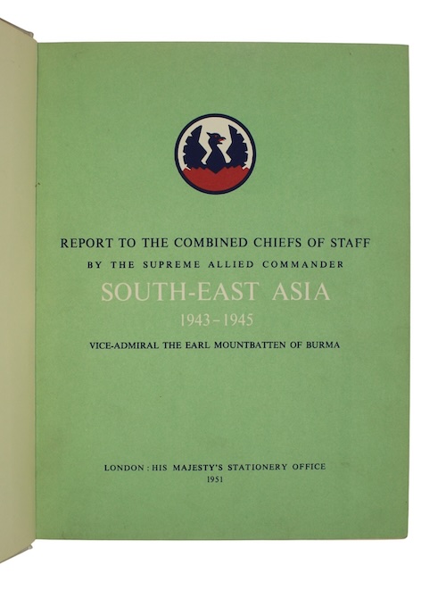 Photo of "Report to the combined chiefs ..."