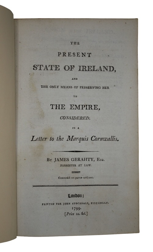 Photo of "The Present State of Ireland, ..."