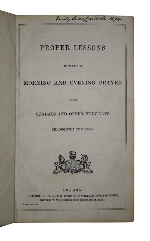 Photo of "Proper lessons to be read ..."