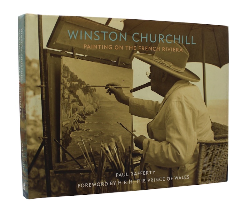 Photo of "Winston churchill painting on the ..."