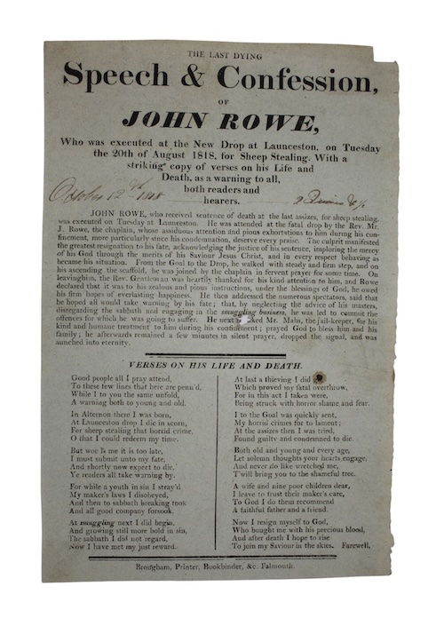 Photo of "[Drop-head title:] The last dying ..."