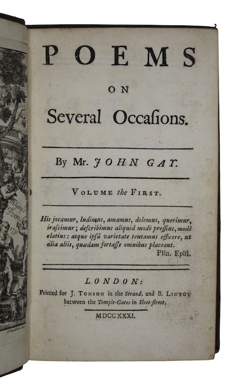 Photo of "Poems on Several Occasions"