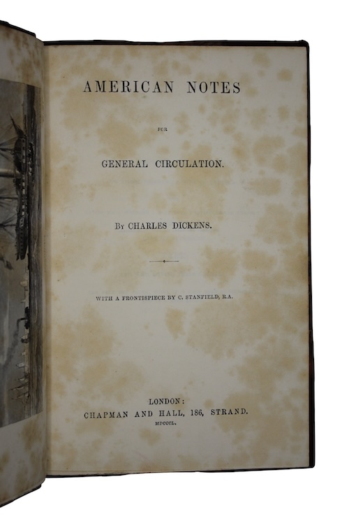 Photo of "American notes for general circulation"