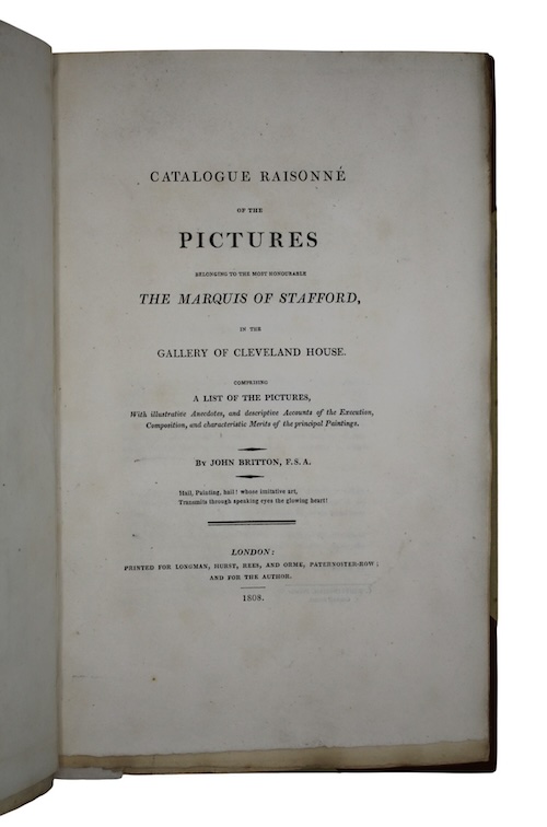 Photo of "Catalogue raisonné of the pictures ..."