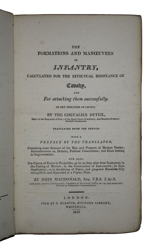 Photo of "The formations and manœuvres of ..."