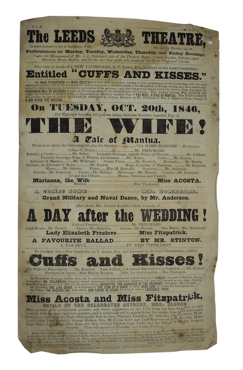 Photo of "The leeds theatre...On tuesday, oct. ..."