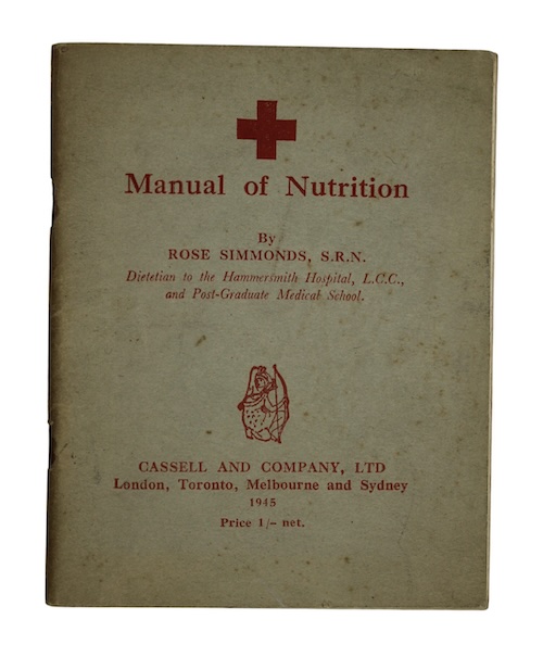Photo of "Manual of Nutrition"